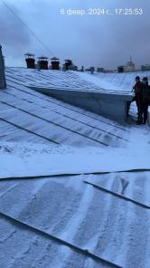 Чистка крыш от снега и наледи