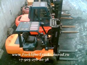 Погрузчик вилочный б/у Toyota 7FD45,Грузоподъемность 4500 кг.дизельный