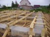Строительство дома фундамента