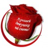 Розы с надписью!